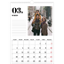 Calendario A3 verticale — Serif e momenti [Marzo]