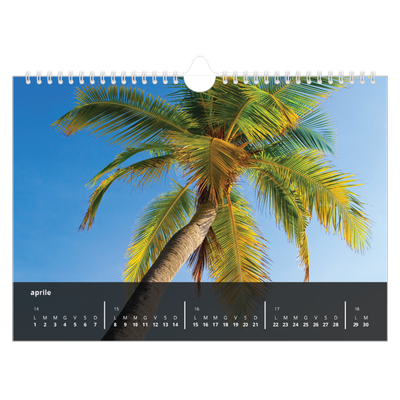 Calendario fotografico A4 — Complementi [Aprile]