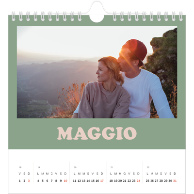 Calendari quadrati — Cornici retrò [copertina]