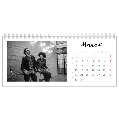 Calendari da tavolo — Scritto a mano [Marzo]