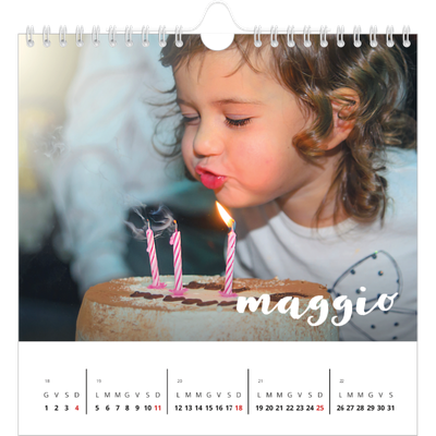 Calendari quadrati — Scrittura semplice [copertina]