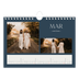 Calendario fotografico A5 — Ardesia e grazie [Marzo]