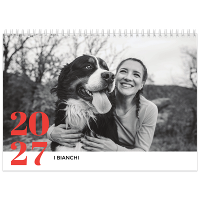 Calendario A4 Doppio — Un anno audace [copertina]