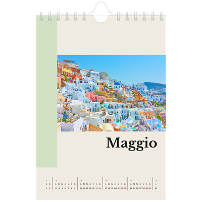 Calendario fotografico A5 — Vedute del mondo [Maggio]