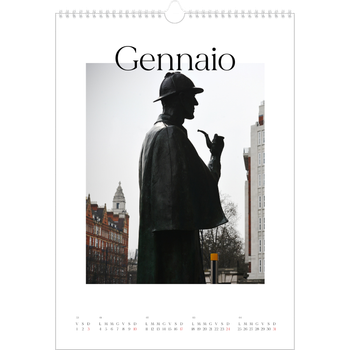 Calendario personalizzato A3 — Il mio diario di viaggio