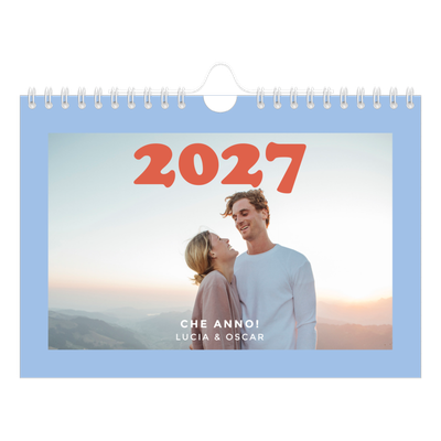 Calendario fotografico A5 — Cornici retrò [copertina]