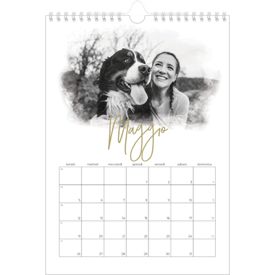 Calendario personalizzato A4 — Effetti fotografici [Maggio]