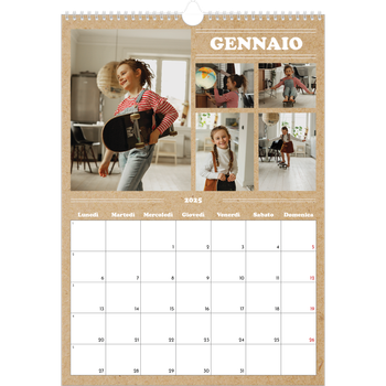 Calendario personalizzato A3 — L'editoriale di quest'anno