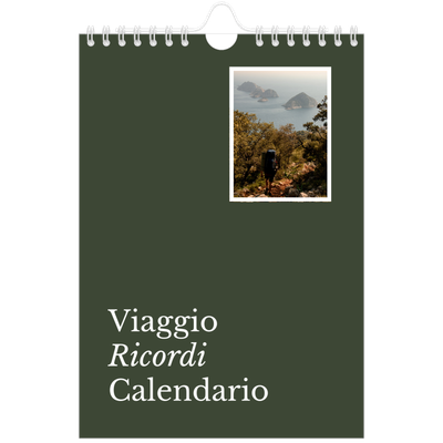 Calendario fotografico A5 — Terra editoriale [copertina]