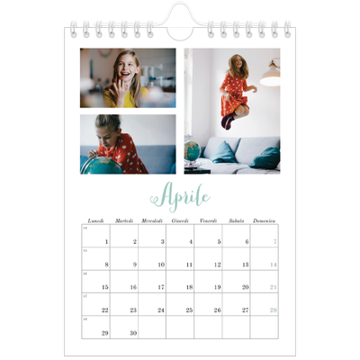 Calendario fotografico A5 — Ciao mondo [Aprile]