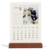 Calendario con supporto in legno verticale  — Iniziali in fiore [Marzo]