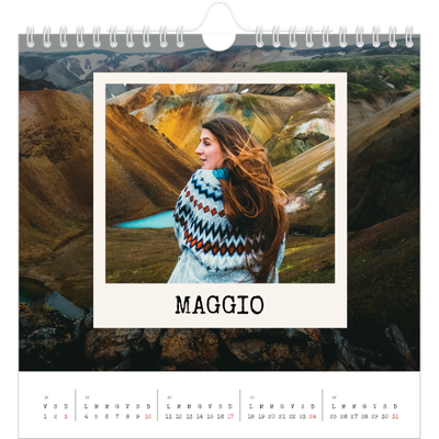 Calendari quadrati — La selezione ritratti [copertina]