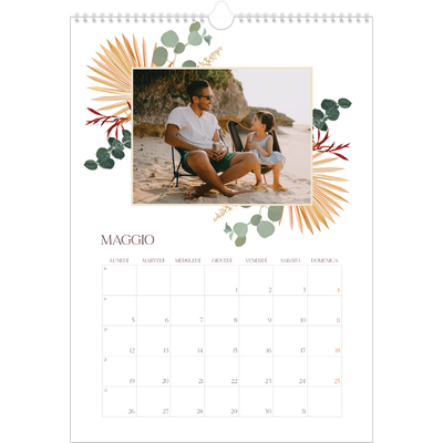 Calendario A3 verticale — Boho [copertina]