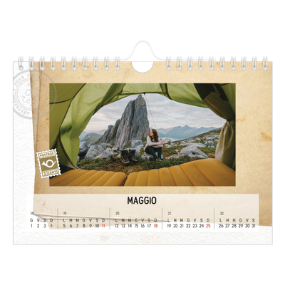 Calendario fotografico A5 — Parts unknown [copertina]