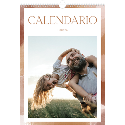 Calendario A3 verticale — Effetto pennello [copertina]