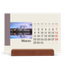 Calendario con supporto in legno orizzontale  — Vedute del mondo [Marzo]
