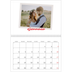 Calendario A4 Doppio — Firmato in cremisi [Gennaio]
