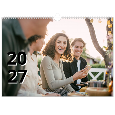 Calendario A3 orizzontale  — Stile lettera [copertina]