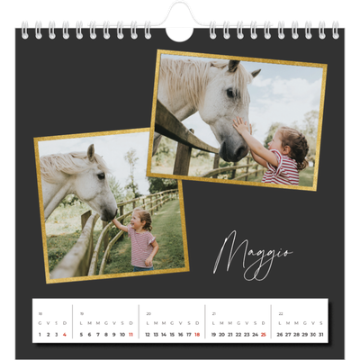 Calendari quadrati — Tanti ricordi [copertina]