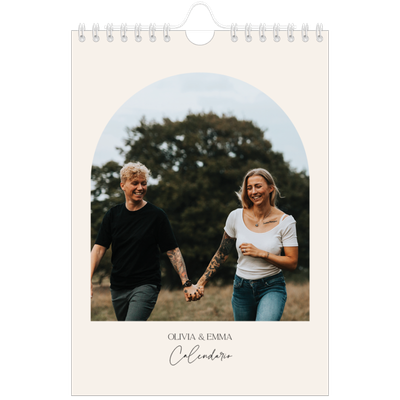 Calendario fotografico A5 — Ricordi ad arco [copertina]