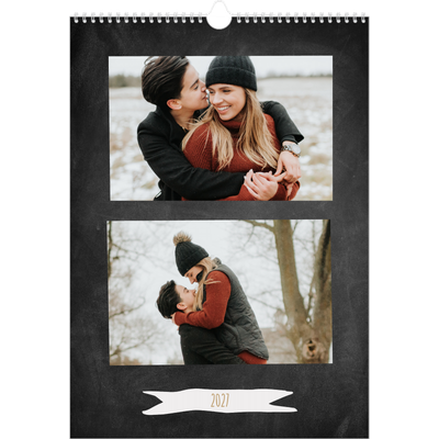 Calendario A3 verticale — Cornici dorate [copertina]