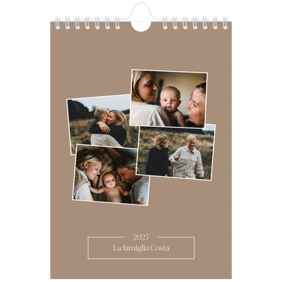 Calendario fotografico A5 — Ricordi artigianali [copertina]