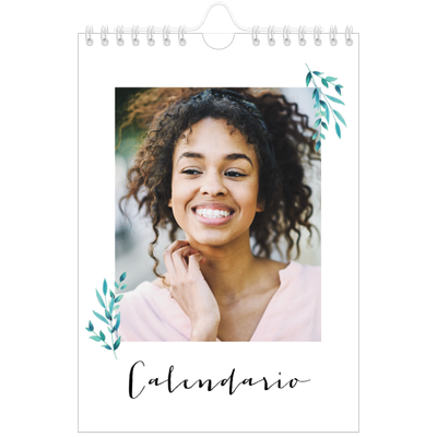 Calendario fotografico A5 — Illustrazioni floreali [copertina]