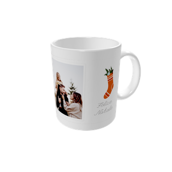 Tazze personalizzate — Albero di Natale rustico