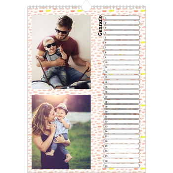 Calendario personalizzato A3 — Carta da parati