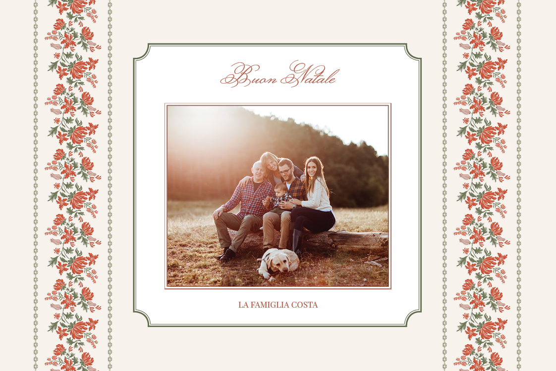 Biglietti — Ghirlanda cremisi