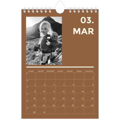 Calendario fotografico A5 — Contemporaneo [Marzo]