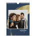 Calendario fotografico A5 — Sfondi spazzolati d'oro [copertina]