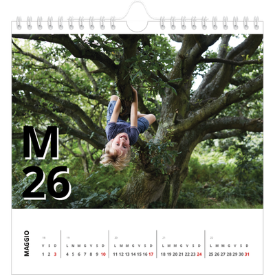 Calendari quadrati — Stile lettera [copertina]