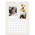 Calendario personalizzato A4 — Scrapbooking vintage [Gennaio]