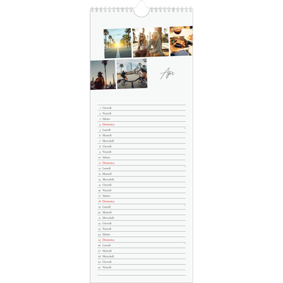 Calendario da cucina  — Soggiorno in città [Aprile]