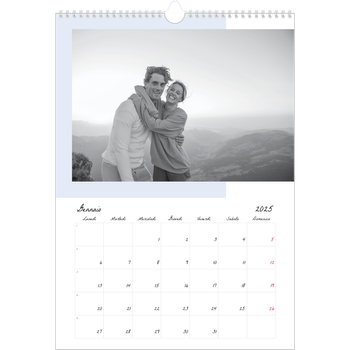 Calendario personalizzato A3 — Schermate a colori