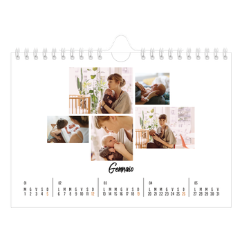 Calendario Fotografico A5 Orizzontale — Questo sono io