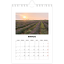 Calendario fotografico A5 — Foto semplice [Marzo]