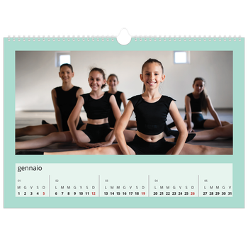 Calendario Fotografico A3 Orizzontale — Neo Scandi
