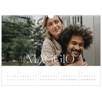 Calendario A3 orizzontale  — Più grande della vita [copertina]