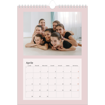 Calendario personalizzato A4 — Neo Scandi [Aprile]