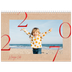 Calendario A4 Doppio — Esplosioni di rosso [copertina]