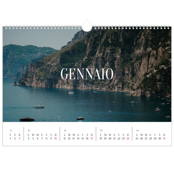 Calendario Fotografico A3 Orizzontale — Fuga infinita