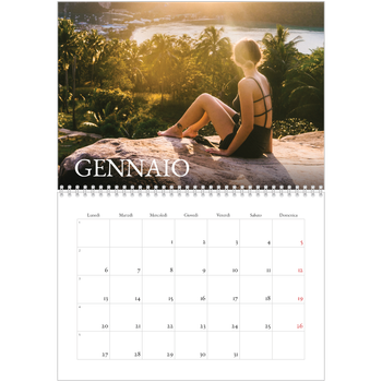 Calendario A4 Doppio — Graziato semplice