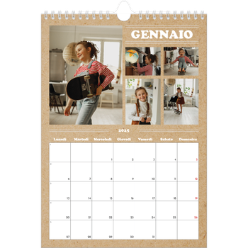 Calendario personalizzato A4 — L'editoriale di quest'anno