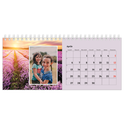 Calendari da tavolo — Quattro stagioni [Aprile]