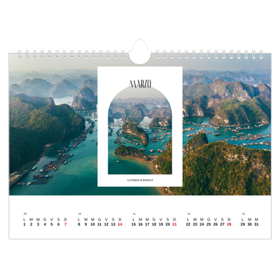 Calendario fotografico A4 — L'arco aperto [Marzo]