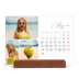 Calendario con supporto in legno orizzontale  — Istantanee e scrittura [copertina]