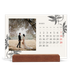 Calendario con supporto in legno orizzontale  — Inchiostro e edera [Marzo]