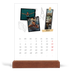Calendario con supporto in legno verticale  — Album ricordi con stile [Aprile]